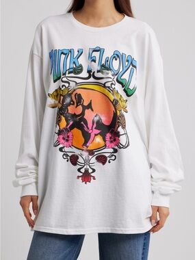 MERCH TRAFFIC Pink Floyd Cotton Graphic L/S Top